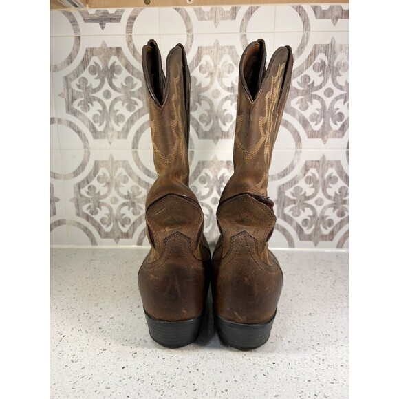 Ariat Men’s R Toe Boots Size 9.5 - Picture 3 of 8